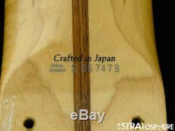 Fender Aerodyne Jazz Bass NECK & TUNERS J Bass Guitar Vintage White SALE