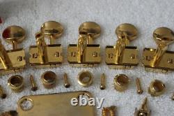 Fender Aged Relic American Standard Hardtail Gold Strat Hardware Set with Tuners