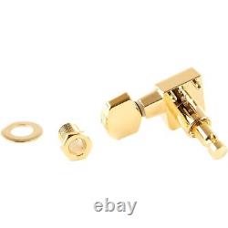 Fender American Series Stratocaster Guitar Tuners with Gold Hardware Set of 6 Gold