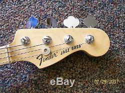 Fender American Special Jazz Bass neck loaded with tuners