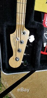 Fender American Standard Precision Bass Guitar Case NEW Hipshot Drop D Tuner