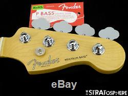 Fender American Standard Precision P BASS NECK & TUNERS USA Bass Guitar Maple