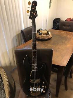 Fender Jazz Bass, Special, P/J, Black, 1988 Active EMG, Hipshot Drop D Tuner MIJ