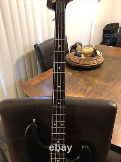 Fender Jazz Bass, Special, P/J, Black, 1988 Active EMG, Hipshot Drop D Tuner MIJ