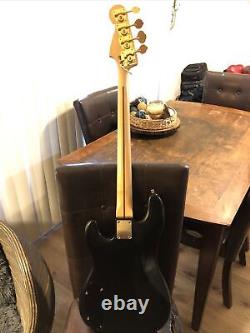 Fender Jazz Bass, Special, P/J, Black, 1988 Active EMG, Hipshot Drop D Tuner MIJ