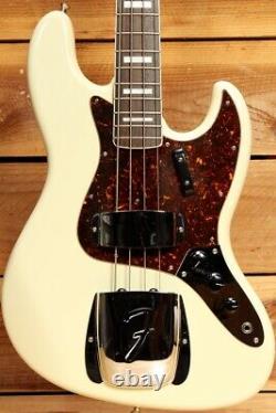 Fender MIJ 60s Jazz Bass White + OHSC Lollipop Tuners + Matched Head 25969