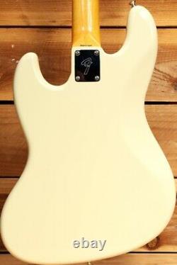 Fender MIJ 60s Jazz Bass White + OHSC Lollipop Tuners + Matched Head 25969