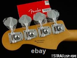 Fender Player II Precision P BASS NECK + TUNERS Prec Bass Guitar Parts Maple