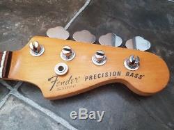 Fender Precision Bass Guitar Neck 1978 Tuners And String Tree Inc