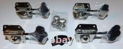 Fender Precision Bass Vintera Tuners Set 60s Inline Nickel Guitar Parts Project