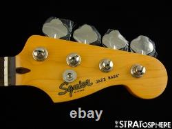 Fender Squier 60s Classic Vibe Jazz Bass NECK &+ TUNERS Bass Guitar Parts Laurel