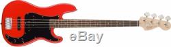 Fender Squier AFFINITY SERIES PRECISION BASS Race Red withTuner & More