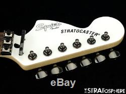 Fender Squier Contemporary Stratocaster Strat NECK TUNERS Reverse Headstock Wht