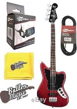 Fender Squier Vintage Modified Jaguar Bass Special SS withEffin Tuner & More