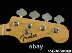 Fender Standard J Jazz BASS NECK + TUNERS Guitar Parts Modern C Maple