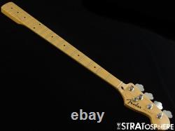 Fender Standard J Jazz BASS NECK + TUNERS Guitar Parts Modern C Maple