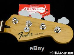 Fender Standard JAZZ BASS NECK & TUNERS Bass Guitar 9.5 Radius Rosewood