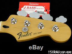 Fender Standard JAZZ BASS NECK and TUNERS Bass Guitar 9.5 Radius, Maple