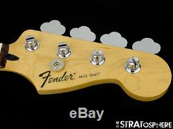 Fender Standard JAZZ BASS NECK and TUNERS Bass Guitar 9.5 Radius, Rosewood