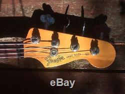 Fender jazz bass real RELIC EMG Fender 60s Reissue Neck Hipshot Tuners