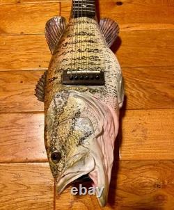 Fish Guitar, Small Mouth Bass, acoustic with mic, piezo, and pre-amp
