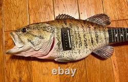 Fish Guitar, Small Mouth Bass, acoustic with mic, piezo, and pre-amp