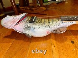 Fish Guitar, Small Mouth Bass, acoustic with mic, piezo, and pre-amp