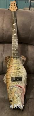 Fish Guitar, Small Mouth Bass, acoustic with mic, piezo, and pre-amp