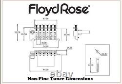 Floyd Rose FRTNFTB Non Fine Tuner Bridge AssemblyNo Locking NutBrand New