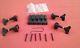 Fodera bass guitar bridge and tuners, used but near mint four string bass