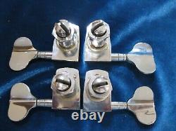 Four 1970's Gibson Bass no screw TUNERS For Gibson EB-0 EB-3 EB-4L