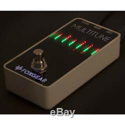 Foxgear Multitune Polyphonic Pedal Tuner for Guitars and Bass Guitars