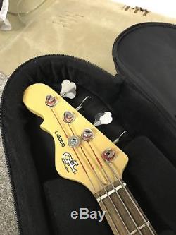 G&L L2000 Tribute Left Handed 4 String Bass With Hipshot D Tuner Case And Strap
