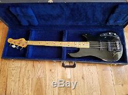 G&L SB-2 Bass 1985 Black with added drop D tuner free shipping with buy it now