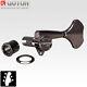 GOTOH GB350 RES-O-LITE Super Lightweight 5-String Bass Tuners L3+R2 -COSMO BLACK