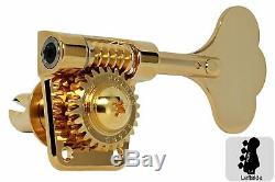 GOTOH GB528 Res-o-lite Bass Tuning Machines Tuners 4L Gold