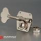 GOTOH GBR640 LEFT HANDED 4R Res-O-Lite REVERSE WIND Bass Tuners 4 In-Line NICKEL
