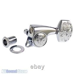 GOTOH SGL510Z-A60LX Luxury Mode L3+R3 3x3 Tuners Tuning Keys 121 Ratio CHROME