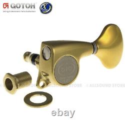 GOTOH SGL510Z-L5-XG 3x3 Tuners Tuning Keys 121 Ratio ANTIQUE X-GOLD, 3L+3R