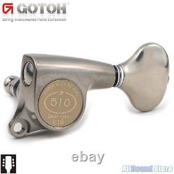 GOTOH SGS510Z-S5-XN 3x3 Mini Tuners 118 Ratio / 3L+3R / Antique X-NICKEL