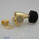 GOTOH SGV510Z-EN01 Guitar Tuners with EBONY Wood Buttons, 121 Ratio, 3x3 GOLD