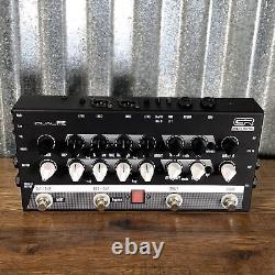 GR Bass DUAL PRE Two Channel Bass Preamp Overdrive Compressor Tuner Effect Pedal