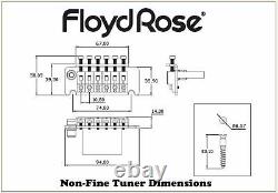 Genuine Floyd Rose Non-Fine Tuner Tremolo Bridge Chrome