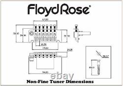 Genuine Floyd Rose Non-Fine Tuner Tremolo Bridge Nickel
