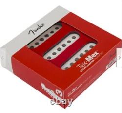 Genuine Mexican Fender Tex-Mex Strat Single Coil Alnico V Guitar Pickup Set of 3