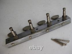 Genuine Vintage 50's Danelectro Kay Bass Guitar Tuners Inline Set for Project