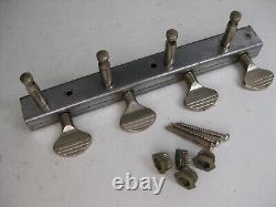 Genuine Vintage 50's Danelectro Kay Bass Guitar Tuners Inline Set for Project