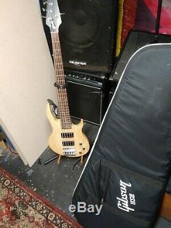 Gibson Eb-5 Five String Bass With Grover Tuners And Babicz Bridge