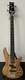 Glarry Natural Electric Bass Guitar With Black Trim & Chrome Hardware