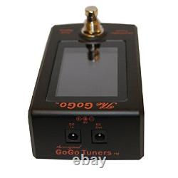 GoGo Tuners Chromatic Pedal Tuner with ChromaCast 4 Pick Sampler Black The Go